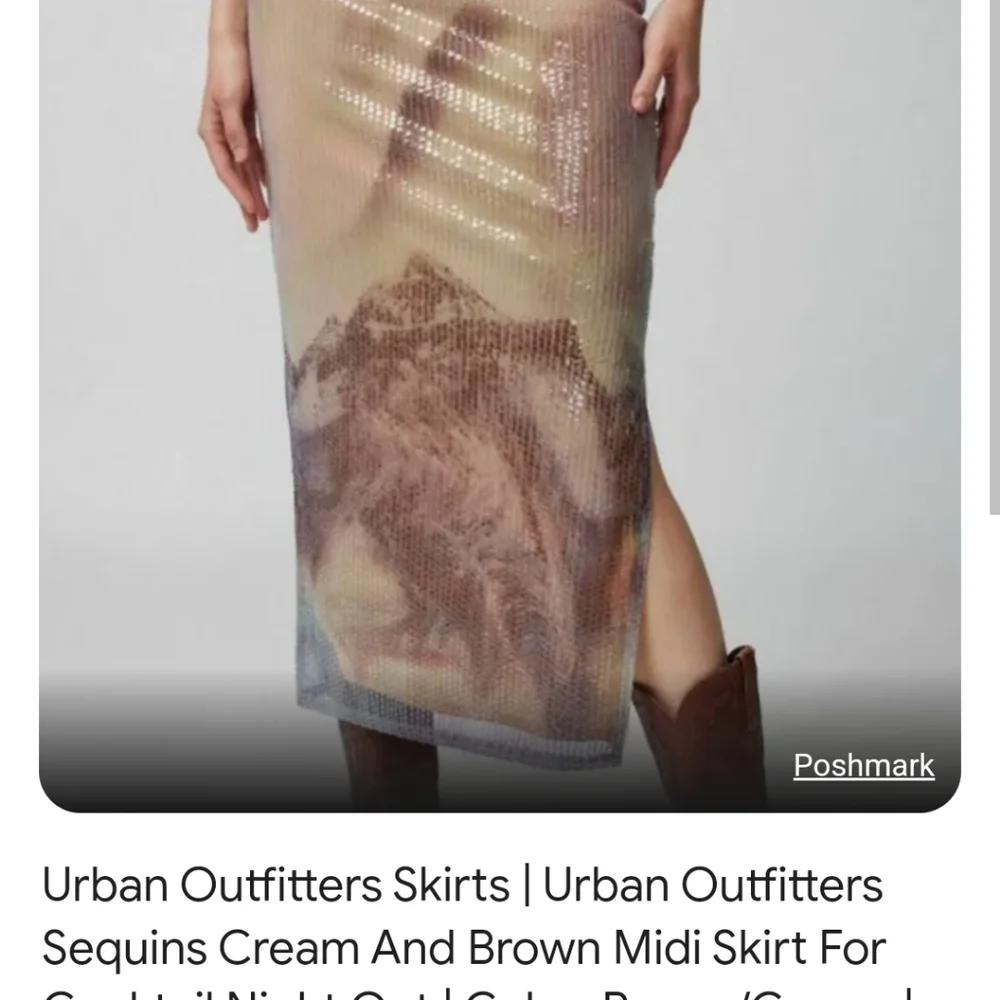 Urban outfitters sequin long skirt medium, new - Picture 6 of 6